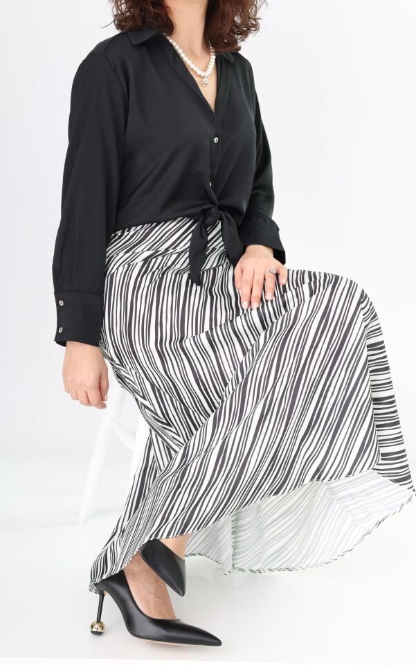 SATEN ZEBRA DESEN ETEK