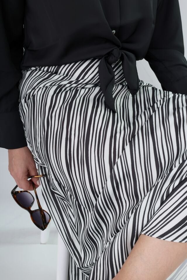 SATEN ZEBRA DESEN ETEK